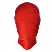 SM紅色全包彈力布頭套面罩