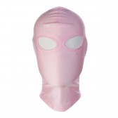 SM粉紅色露眼睛彈力布頭套面罩