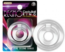 A-ONE - Regno Cock & Ball Ring 矽膠持久環 (透明)
