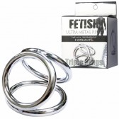 Fetish Ultra Metal Ring 鋼質金屬三環 (L)