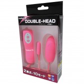 Toy'sHeart Double-Head 10頻防水高性能2連式大小雙震蛋粉