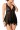 黑色蕾絲吊帶透視性感情趣睡裙(XL及XXL可選)