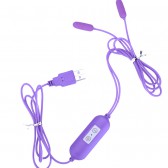 紫色USB雙小迷你震蛋
