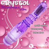 APHRODISIA crystal水晶系列 - 圓頭凸點G點高潮棒(粉紫兩色可選)